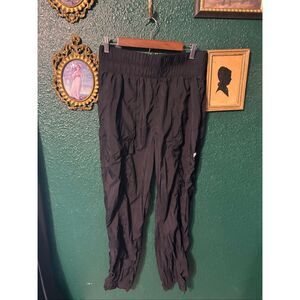 Fabletics Womens High Rise Black Joggers Sz Large